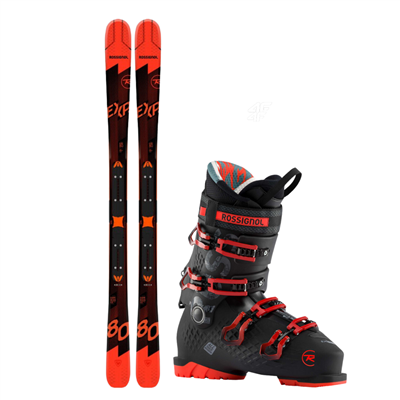 Lyže Rossignol Experience 80 CI xpress + xpress 11 GW + Lyžiarky Rossignol Alltrack 90 blk/red